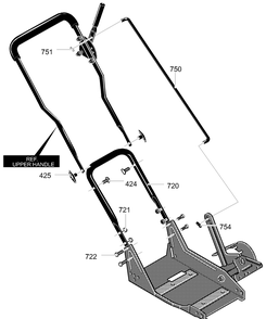Part Location Diagram of 580292-853 Murray Control Rod
